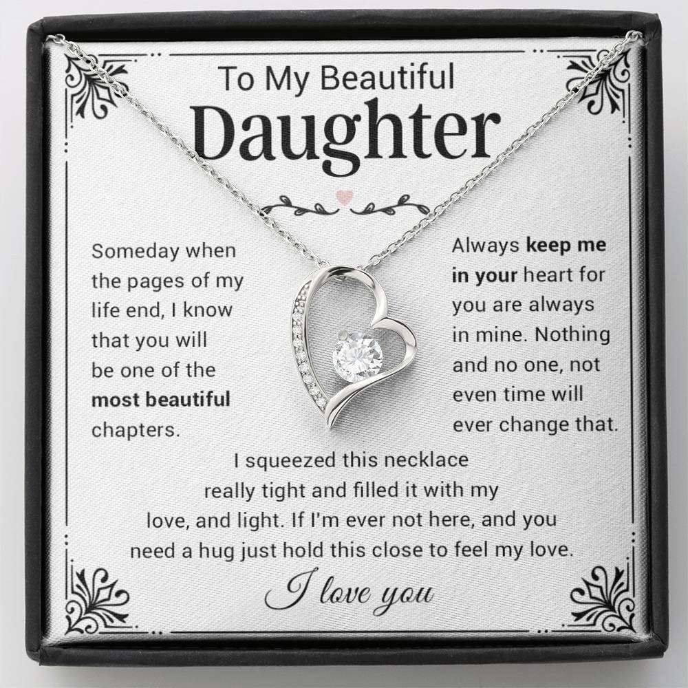 To My Daughter Necklace, Daughter Gift from Dad, Mom, Daughter Birthday Gift, Christmas Gift for Her 2_12