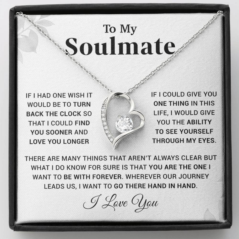 To My Soulmate Necklace, Christmas, Valentine Gift For Her, Gift For Soulmate 14_3