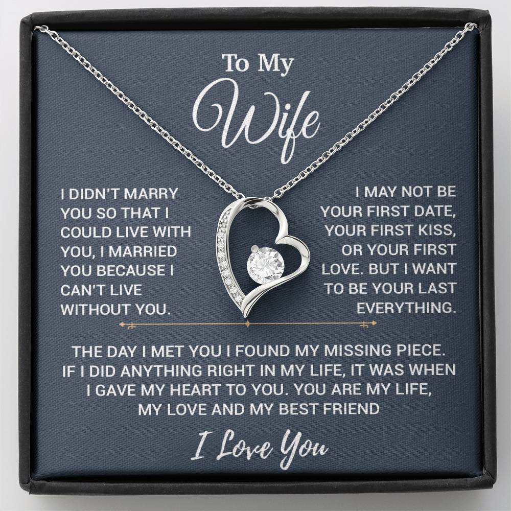 To My Wife Necklace, Christmas Gifts For Women, Anniversary Gift For Wife 16_11