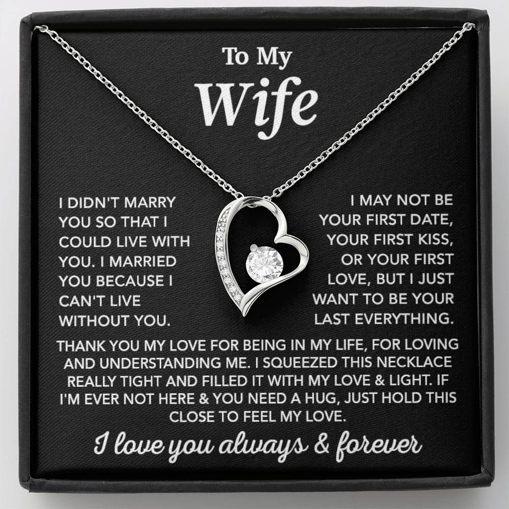 To My Wife Necklace, Gift For Wife, Anniversary Gift, Wife Birthday Gift For Her 2_1
