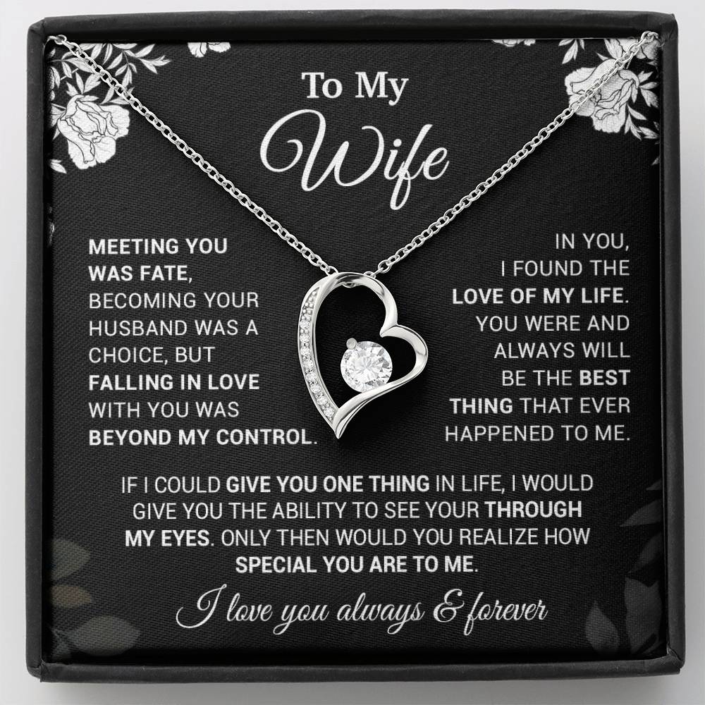 To My Wife Necklace, Gift For Wife, Anniversary Gift For Wife, Christmas Gift 22_11