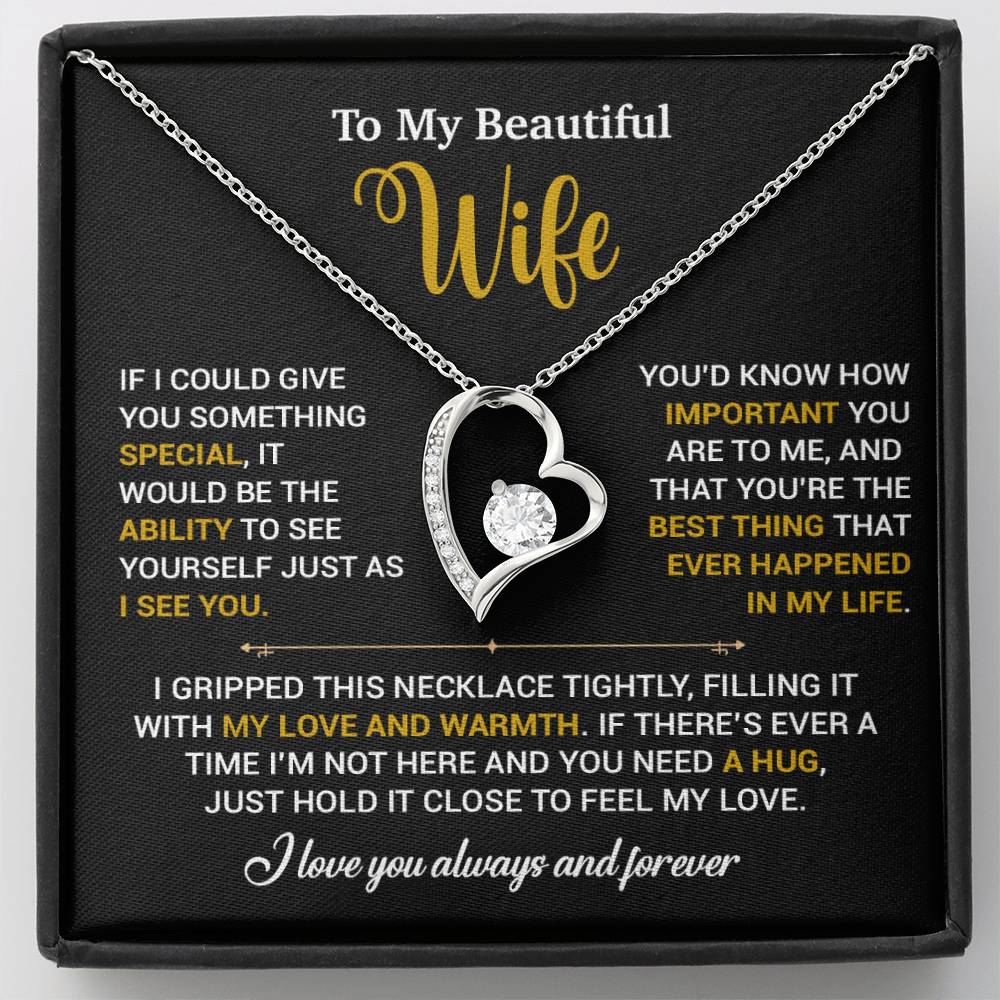 To My Wife Necklace, Christmas Gifts For Women, Anniversary Gift For Wife 25_11