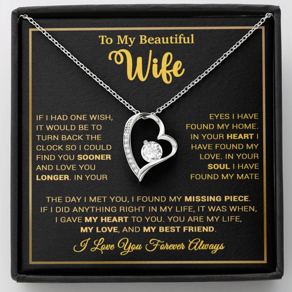 To My Wife Necklace, Gift For Wife, Anniversary Gift For Wife, Christmas Gift 27_9