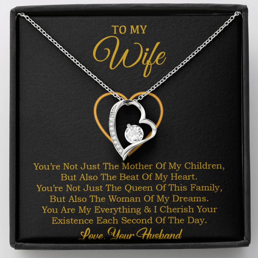 To My Wife Necklace, Gift For Wife, Anniversary Gift For Wife, Necklace For Wife 30_1_Gold