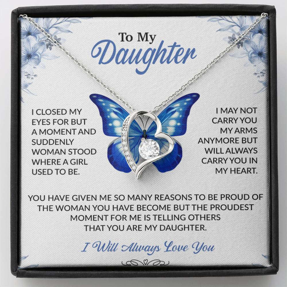 To My Daughter Necklace, Gift for Daughter from Dad, Daughter Father Necklace 9_12