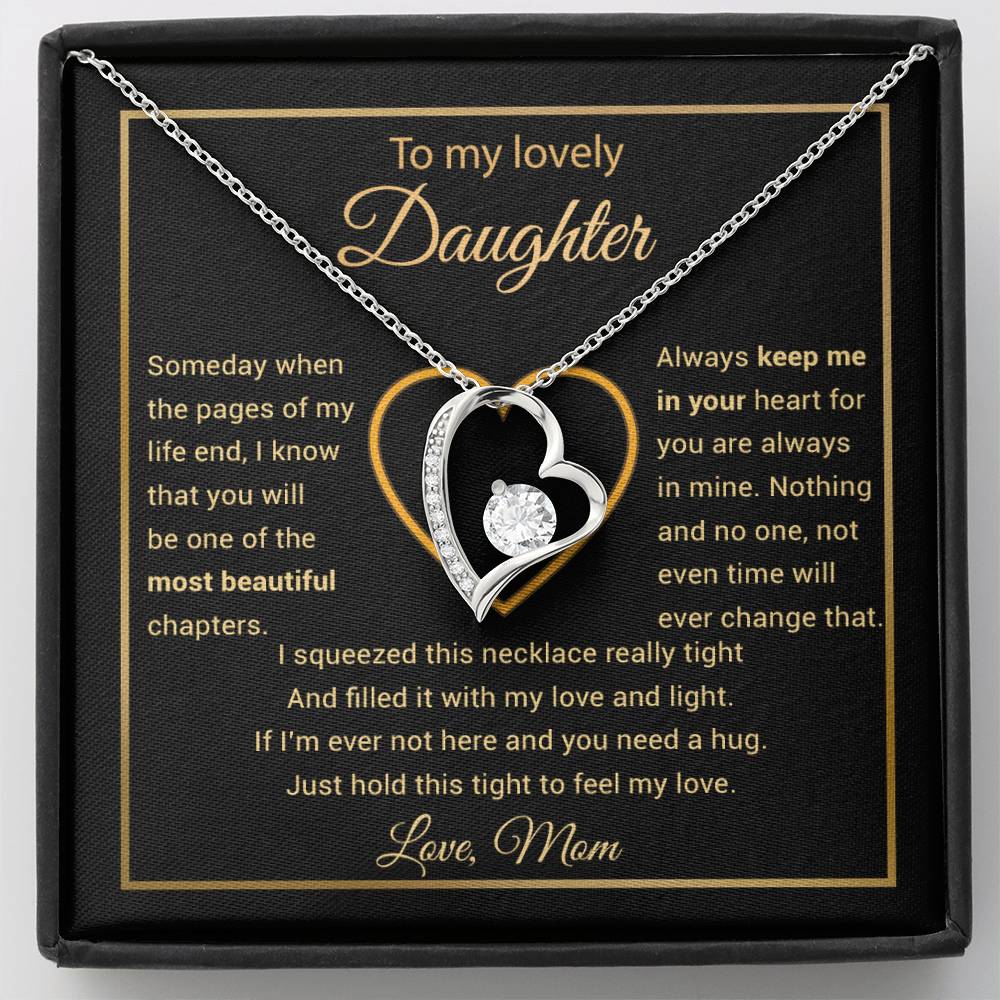 To My Daughter Necklace, Gift for Daughter from Mom, Daughter Mother Necklace 27_11