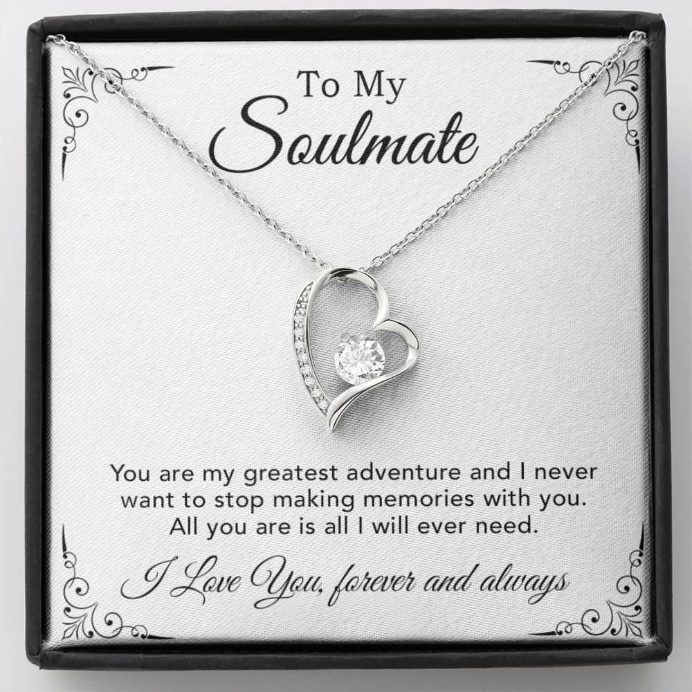To My Soulmate Necklace, Gift For Her, Christmas Gift, Birthday Gift 17_10