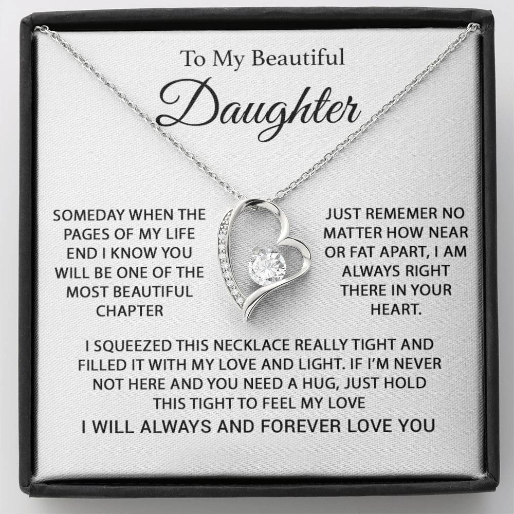 To My Daughter Necklace, Daughter Father Necklace, Daughter Gift From Dad 25_1