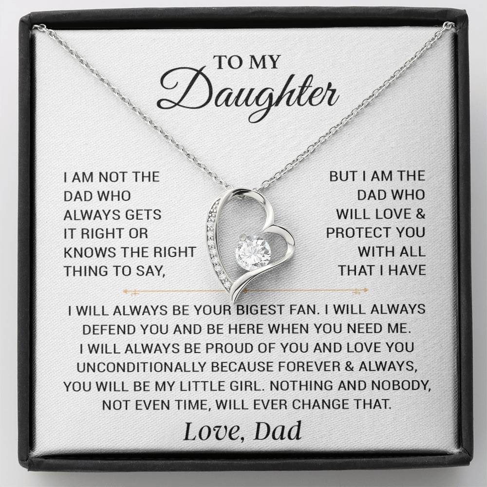 To My Daughter Necklace, Daughter Father Necklace, Daughter Gift From Dad 5_7