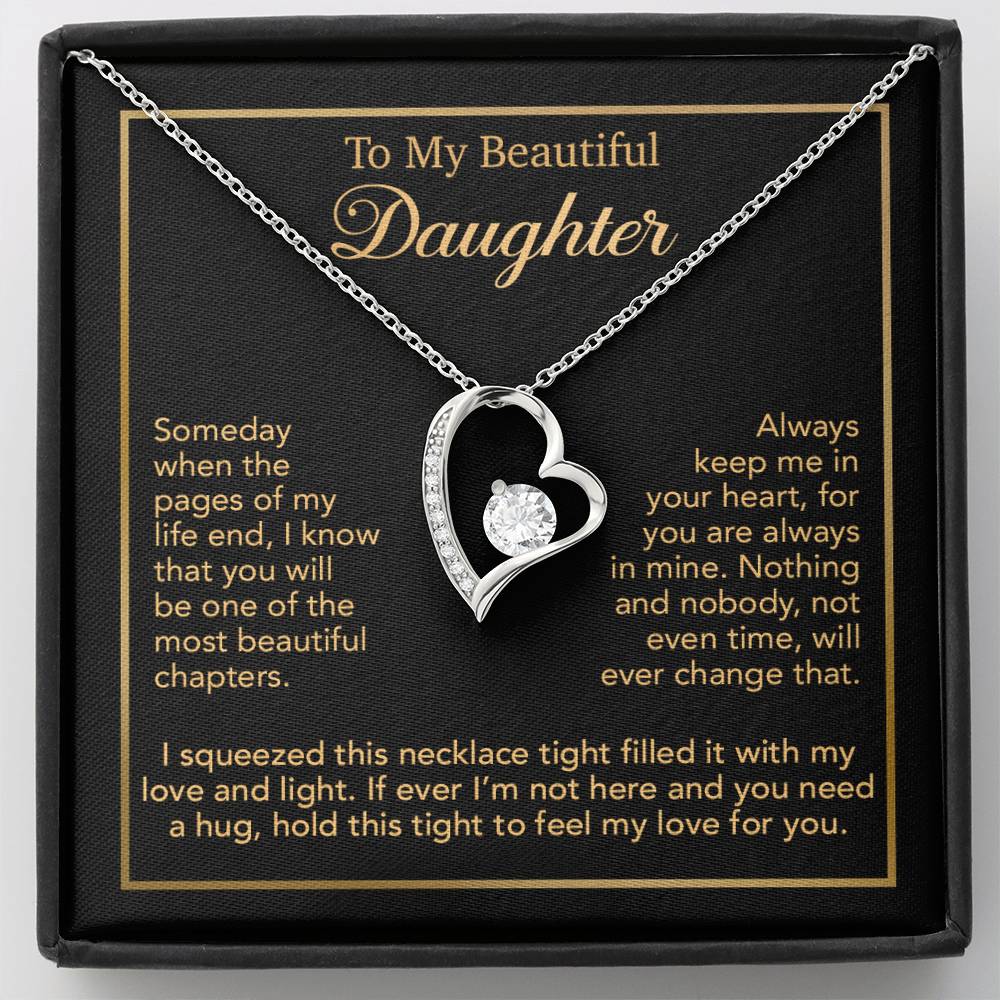 To My Daughter Necklace, Gift For Daughter From Dad, Daughter Father Necklace 14_11