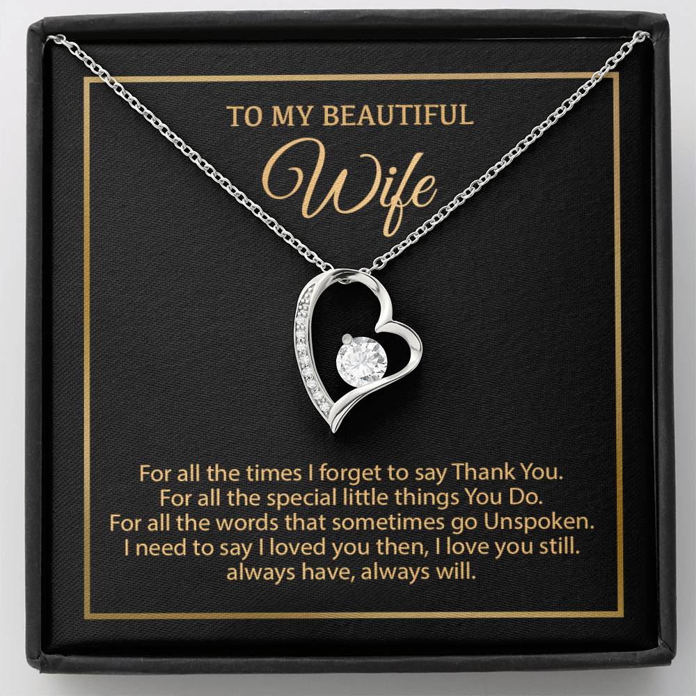 To My Wife Necklace, Christmas Gifts For Women, Anniversary Gift For Wife 20_12