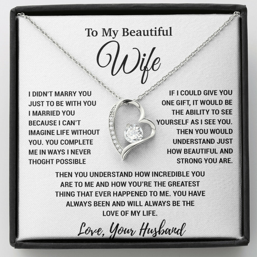 To My Wife Necklace, Christmas Gifts For Women, Anniversary Gift For Wife 8_11