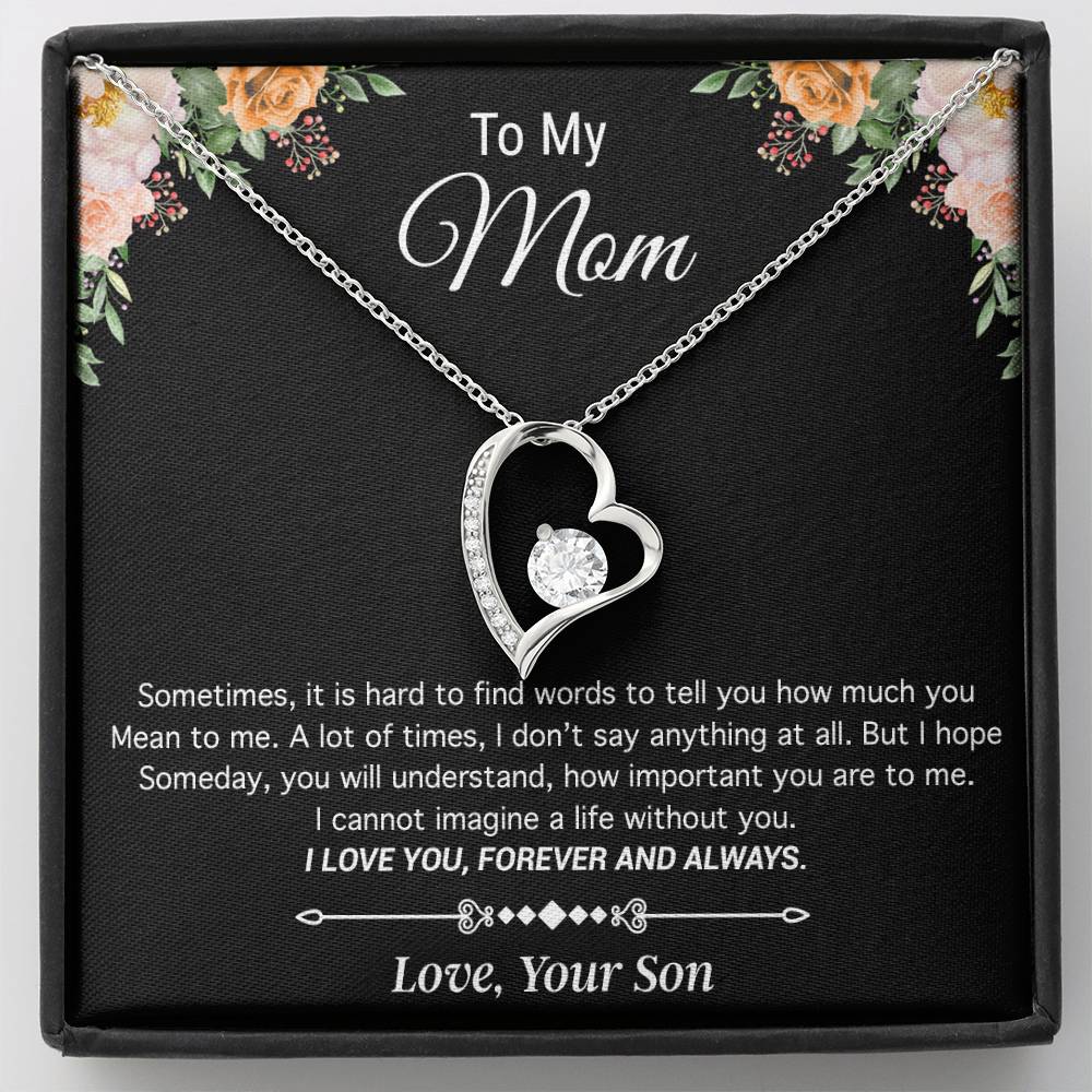 To My Mom Necklace, Mother's Day Gifts To Mom, Mom Gift From Daughter, Gifts for Mom from Son 6_3