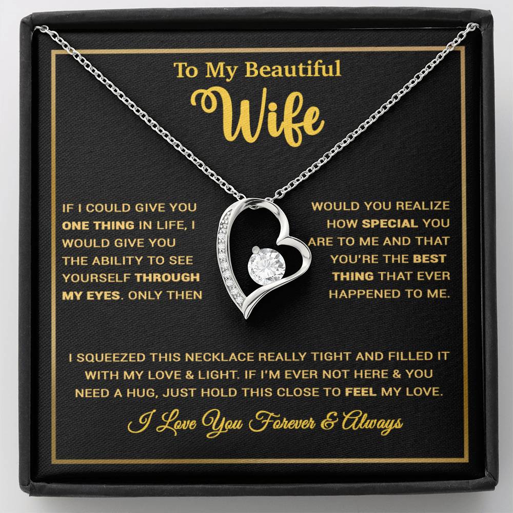 To My Wife Necklace, Gift For Wife, Anniversary Gift For Wife, Christmas Gift 30_11
