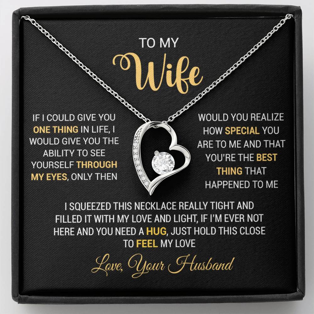 To My Wife Necklace, Gift For Wife, Anniversary Gift For Wife, Christmas Gift 25_9