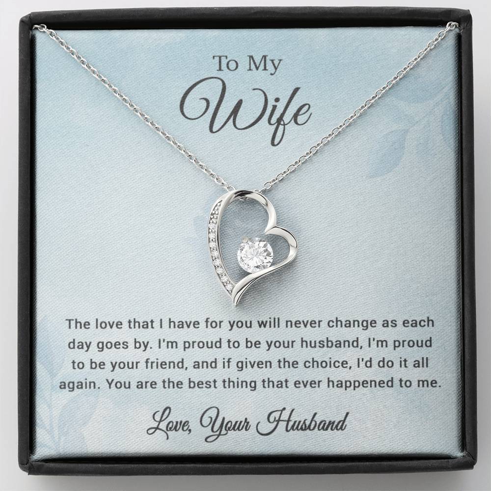 To My Wife Necklace, Christmas Gift, Gift For My Wife, Wife Birthday