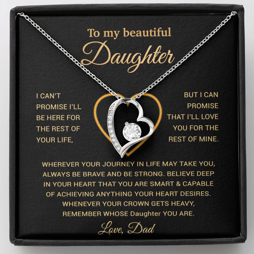 To My Daughter Necklace, Gift For Daughter From Dad, Daughter Father Necklace 25_11