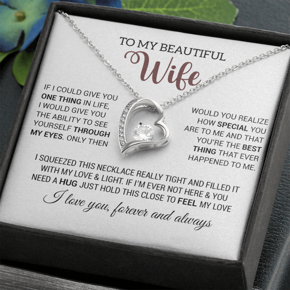To My Wife Necklace, Gift For Wife, Anniversary Gift For Wife, Christmas Gift 26_9