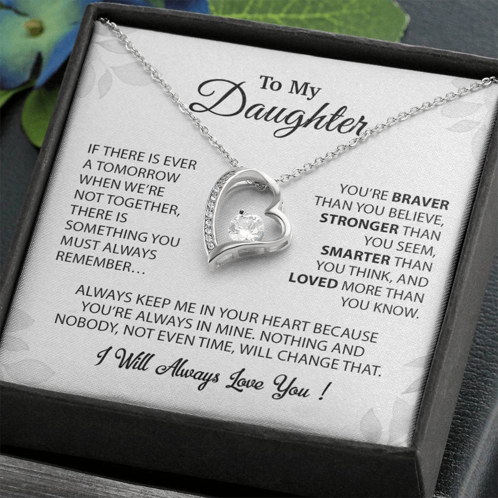 To My Daughter Necklace, Pendant Gift from Dad, Daughter Birthday Holiday Christmas Gift 20_9