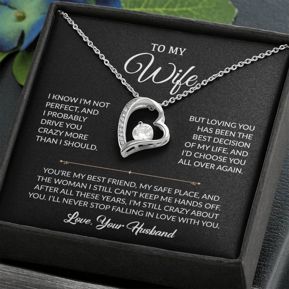 To My Wife Necklace, Gift For Wife, Anniversary Gift For Wife, Necklace For Wife