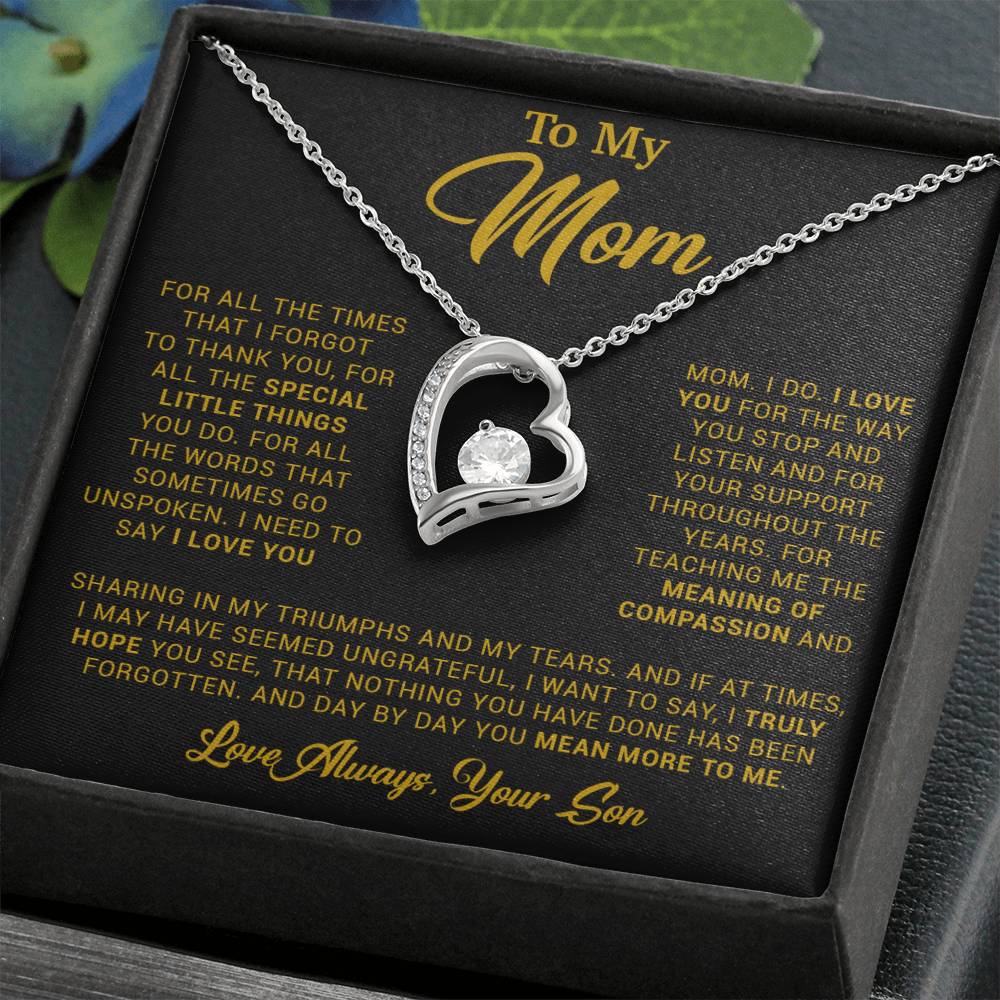 To My Mom Gift for Mother from Son From Daughter Mom Birthday Gift, Mothers Day_ 3_4_Gold