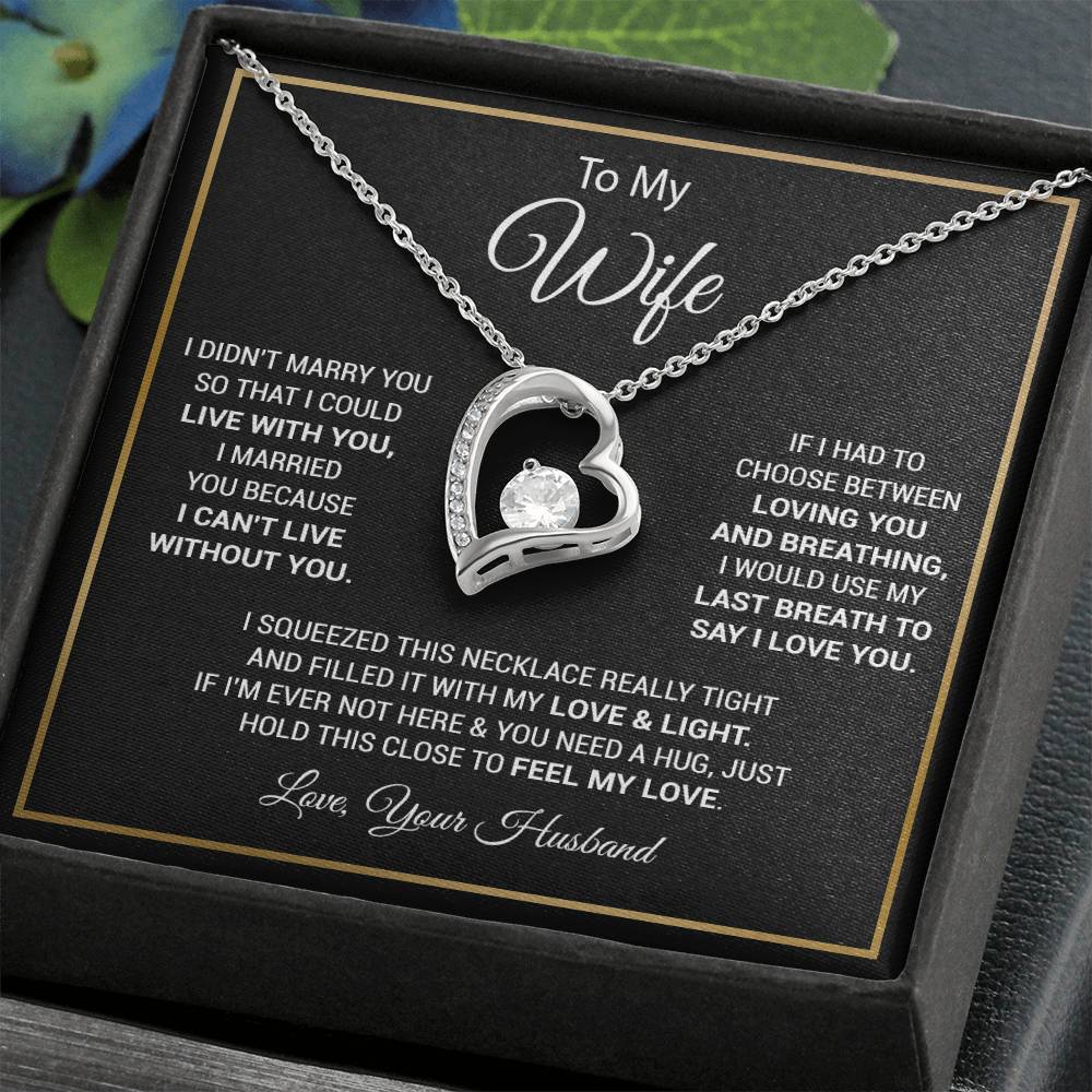 To My Wife Necklace, Anniversary Gift For Wife, Wife Birthday Gift, Gift For Wife, Romantic Gift 17_1