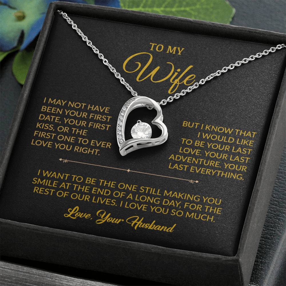 To My Wife Necklace, Gift For Wife, Anniversary Gift For Wife, Necklace For Wife