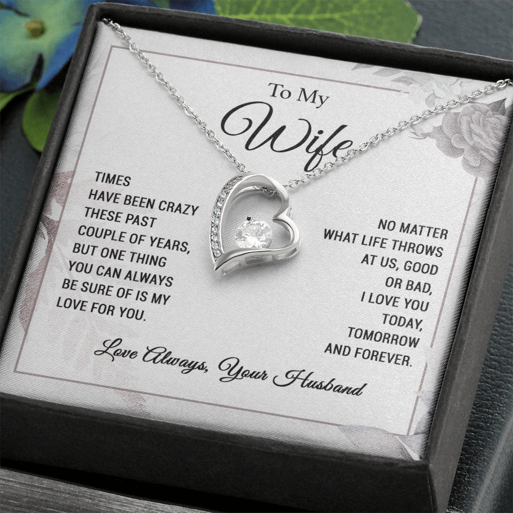 To My Wife Necklace Wife Gift from Husband, Anniversary Gift, Wife Birthday