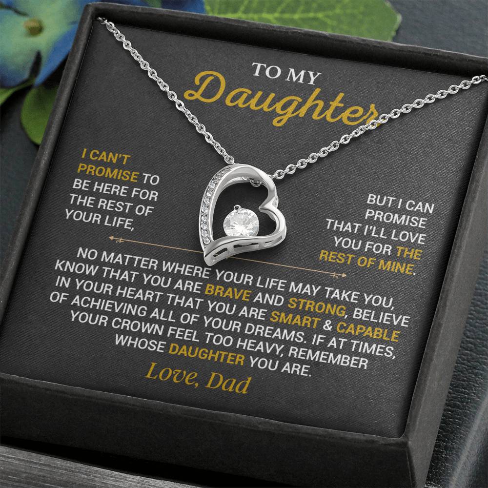 To My Daughter Necklace, Gift for Daughter from Dad,Daughter Father Necklace 7_10