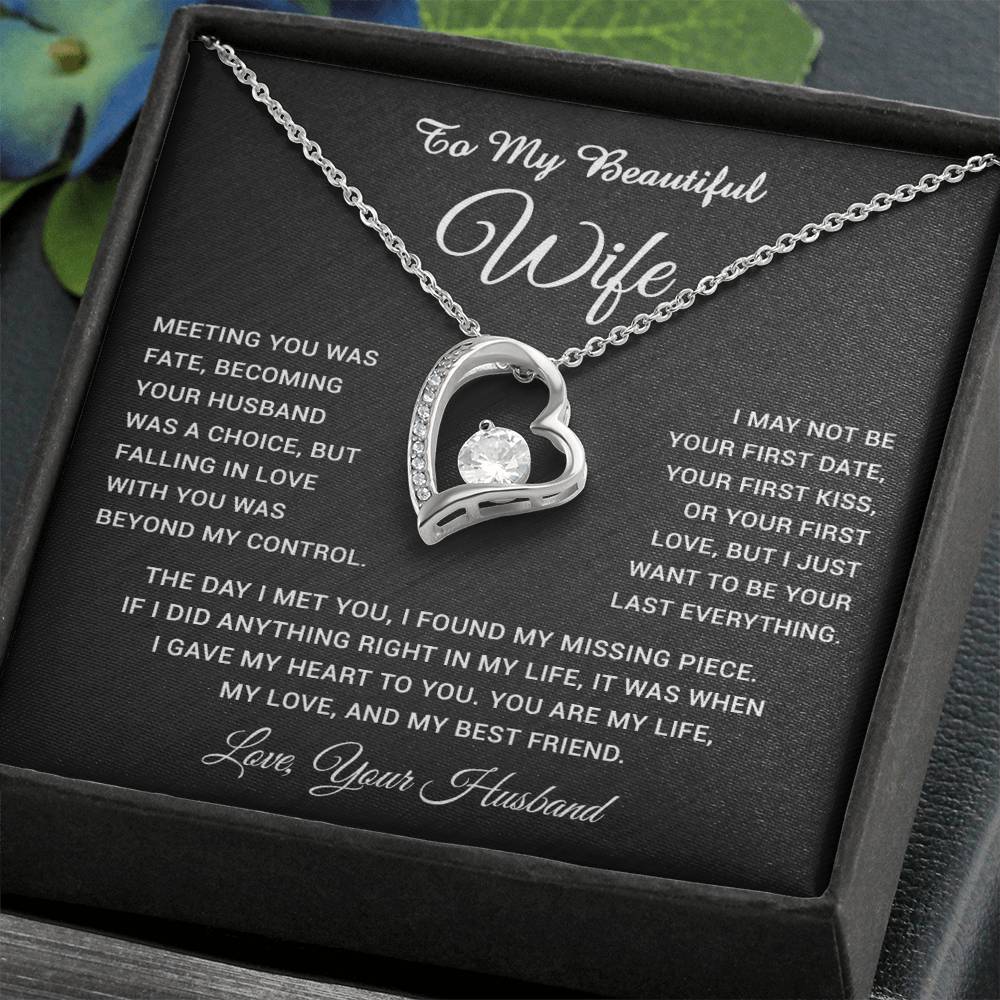 To My Wife Necklace, Gift For Wife, Anniversary Gift For Wife, Necklace For Wife 3_5