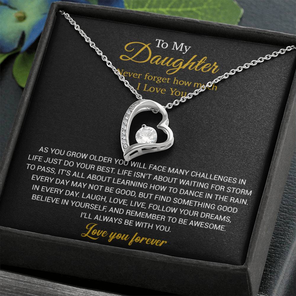 To My Daughter Necklace, Daughter Mother Necklace, Daughter Gift From Mom 29_11
