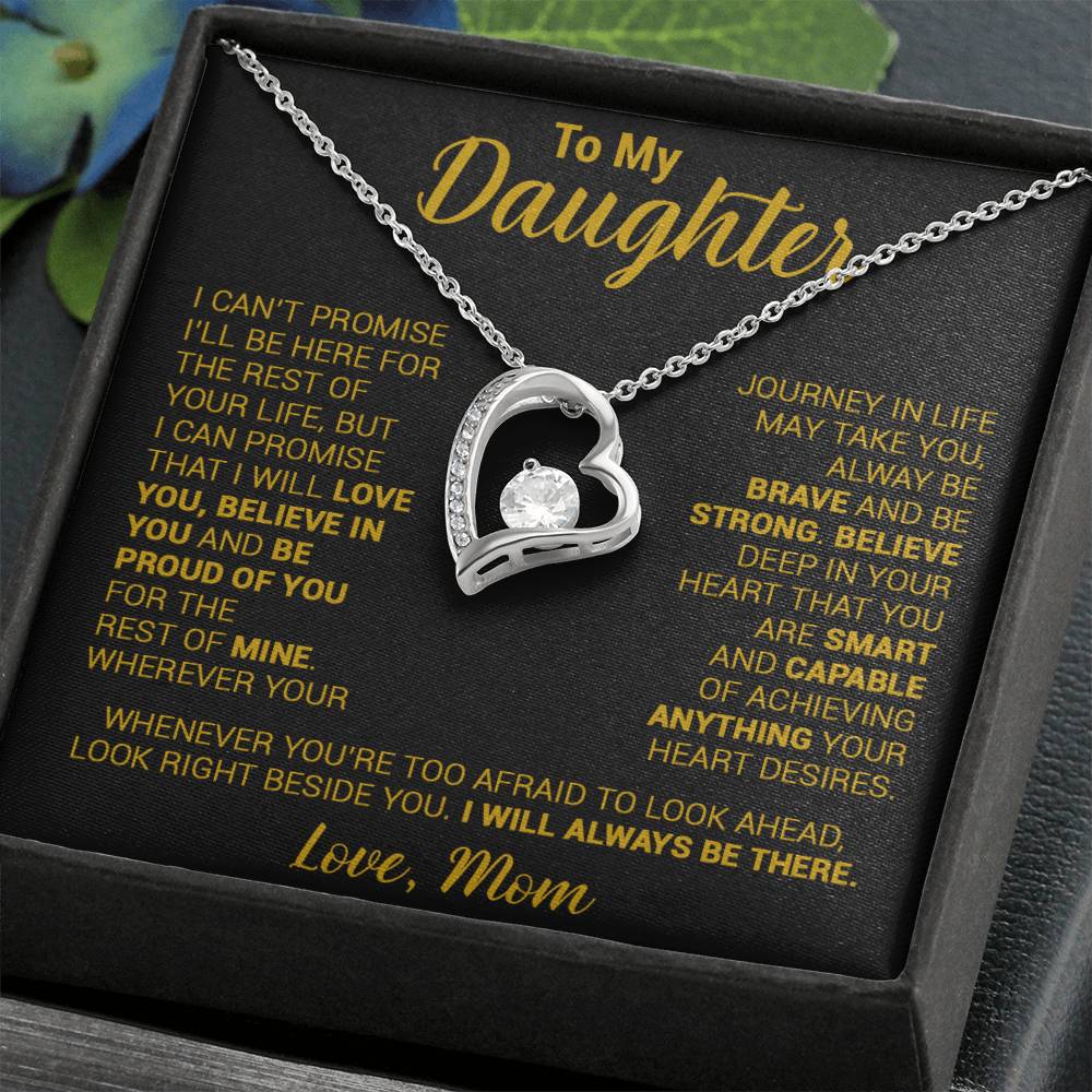 To My Daughter Necklace, Daughter Mother Necklace, Daughter Gift From Mom 21_8_Gold