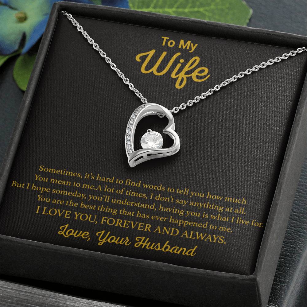 To My Wife Necklace, Gift For Wife, Anniversary Gift For Wife, Necklace For Wife 9_11