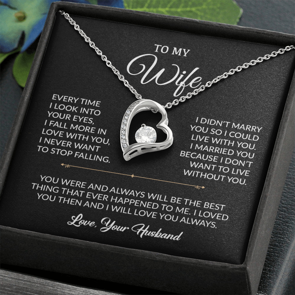 To My Wife Necklace, Gift For Wife, Anniversary Gift For Wife, Necklace For Wife