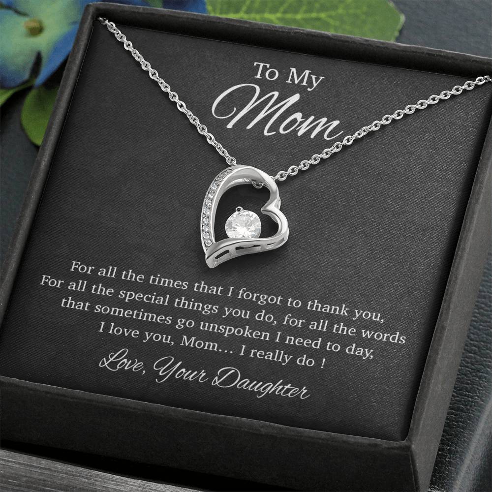 To My Mom Necklace, Gift For Mom From Daughter, Mother's Day Gifts 31_3