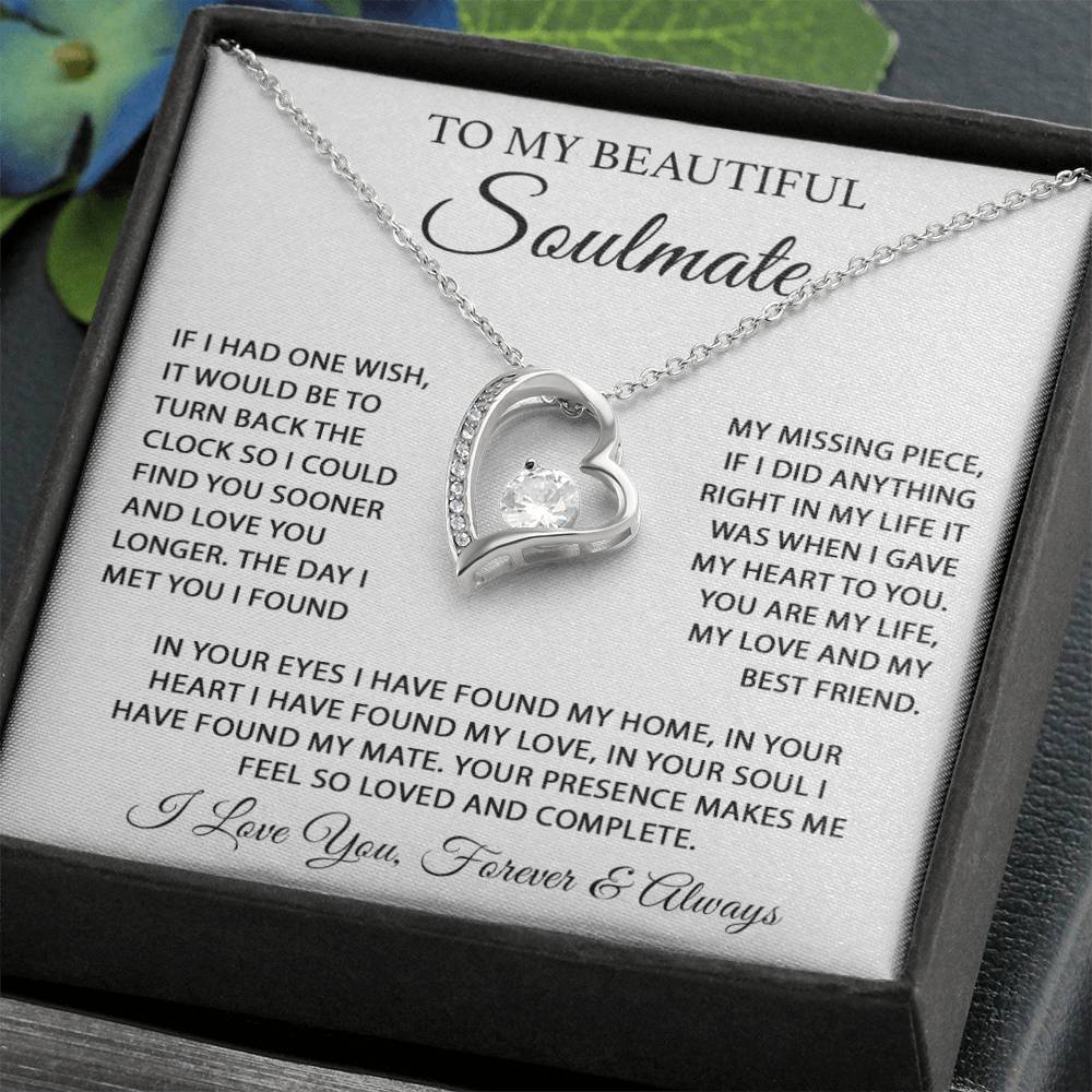 To My Soulmate Necklace, Gift For Girlfriend Wife, Birthday Gifts Christmas Gifts 4_11