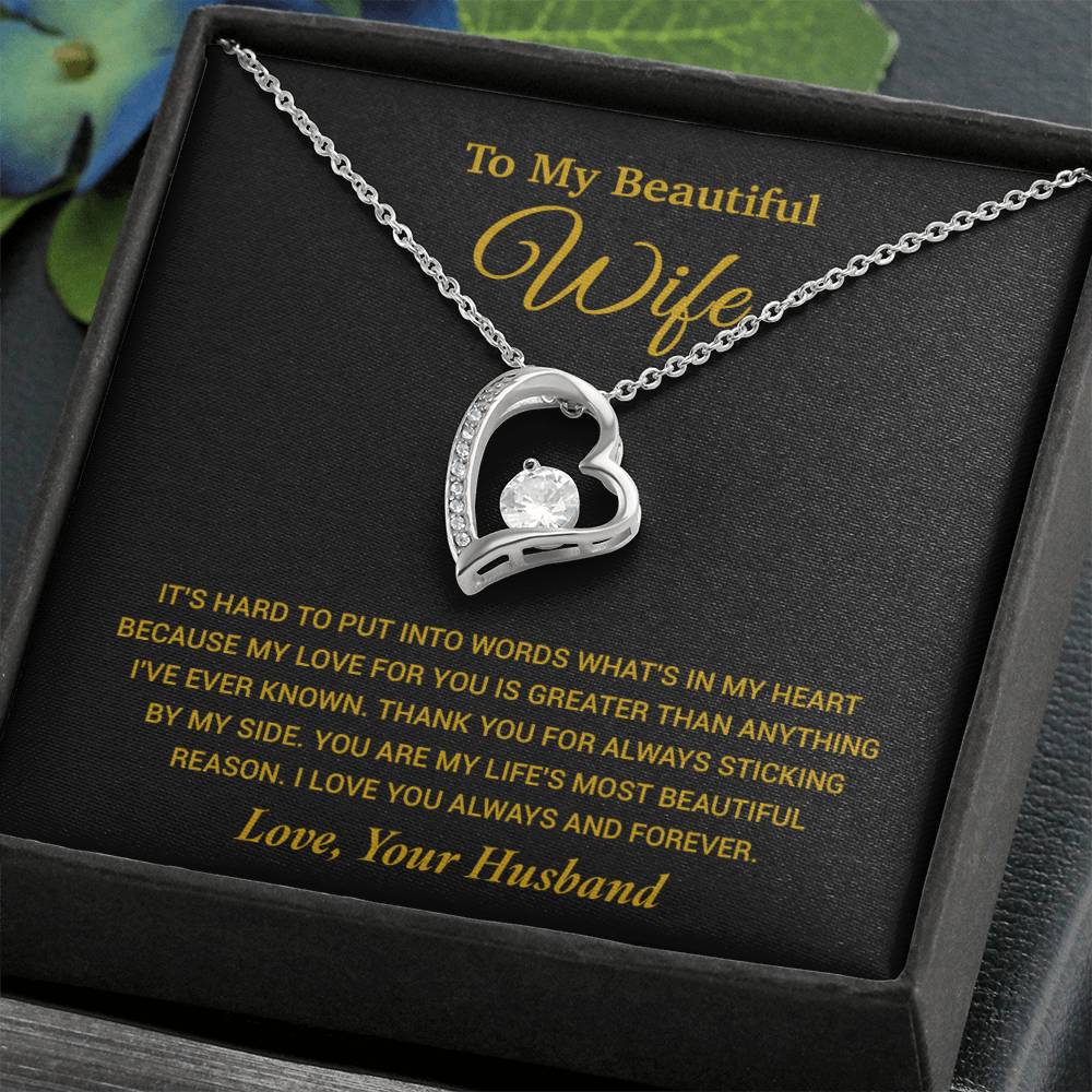 To My Wife Necklace , Anniversary Gift Wife , Gift for Wife, Christmas Gifts 25_11