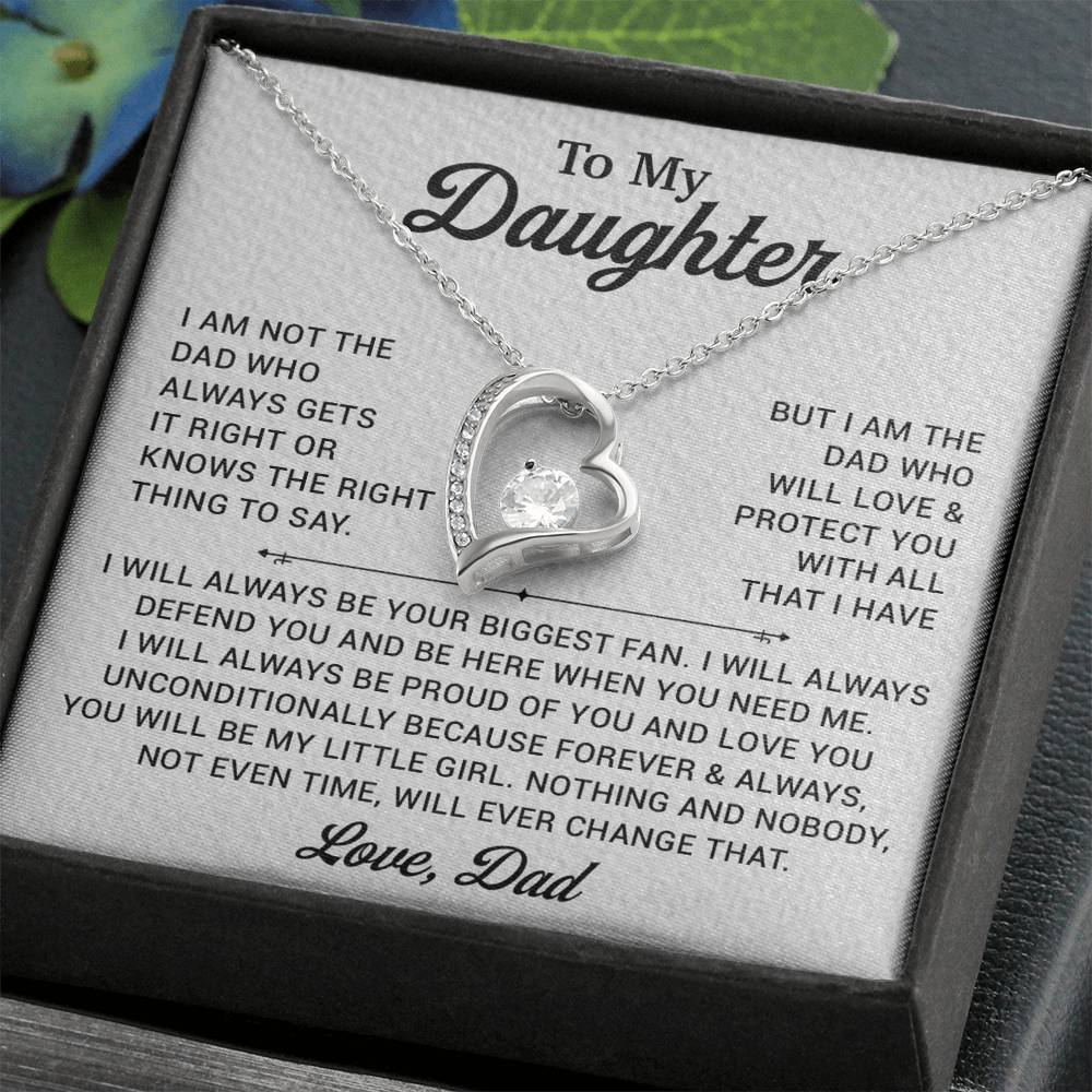 To My Daughter Necklace, Gift for Daughter from Dad, Father Daughter Necklace 5_10