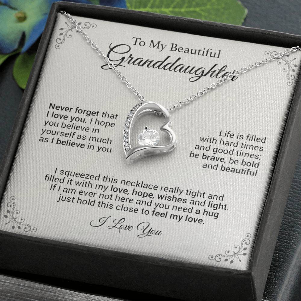 To My Granddaughter, Gift For Granddaughter, Granddaughter Gift from Grandma & Grandpa