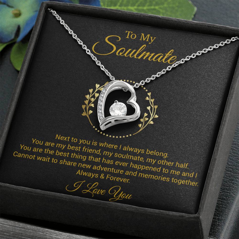 To My Soulmate Necklace, Gift For Soulmate, Anniversary Gift, Christmas Gift 23_11