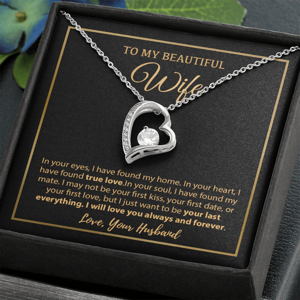 To My Wife Necklace, Christmas Gifts For Women, Anniversary Gift For Wife 18_12
