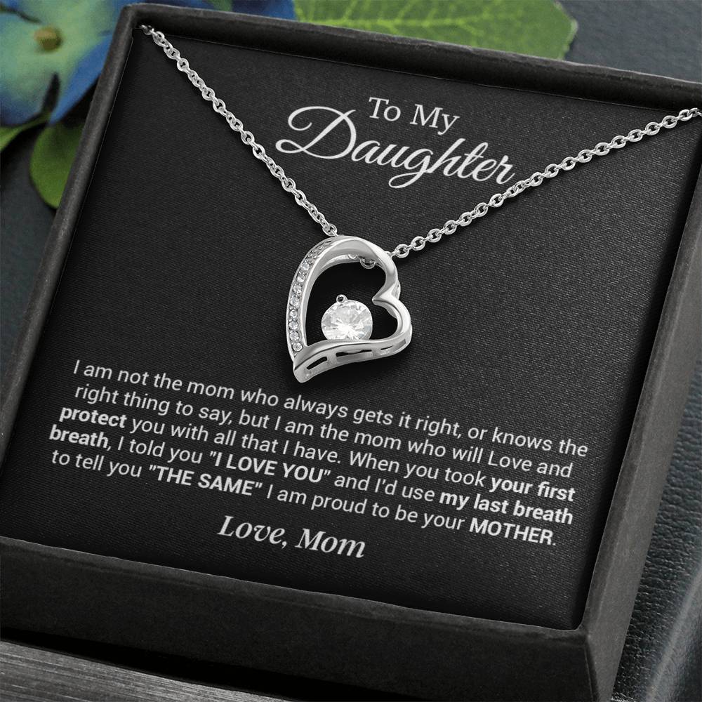 To My Daughter Necklace, Gift For Daughter From Mother, Mother's Day Gift
