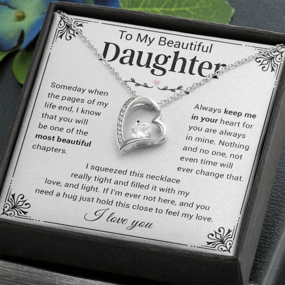 To My Daughter Necklace, Daughter Gift from Dad, Mom, Daughter Birthday Gift, Christmas Gift for Her 2_12