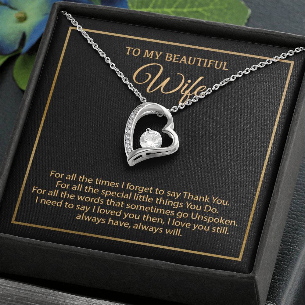 To My Wife Necklace, Christmas Gifts For Women, Anniversary Gift For Wife 20_12