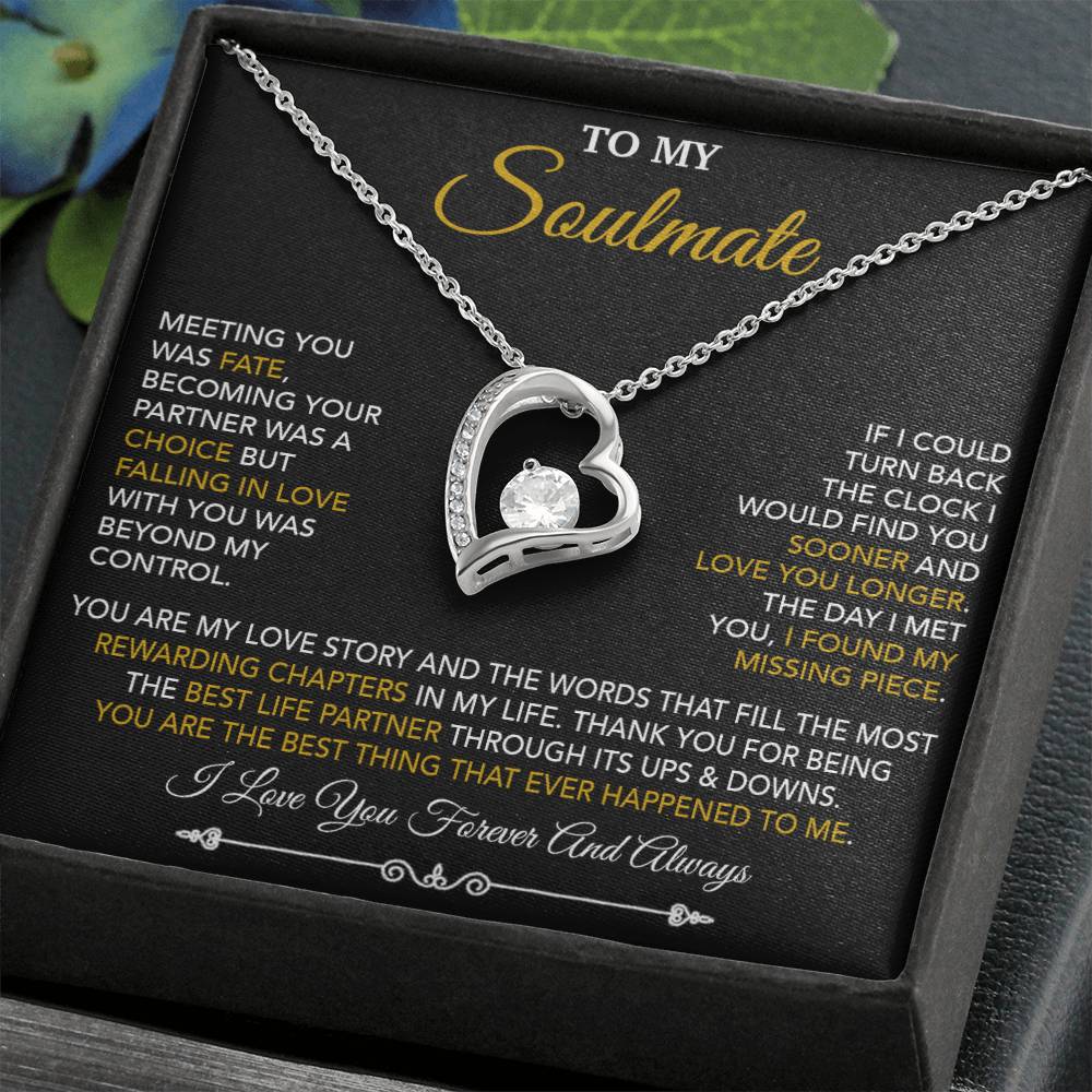 To My Soulmate Necklace, Soulmate Gift, Gift For Girlfriend, Christmas Gift 15_10