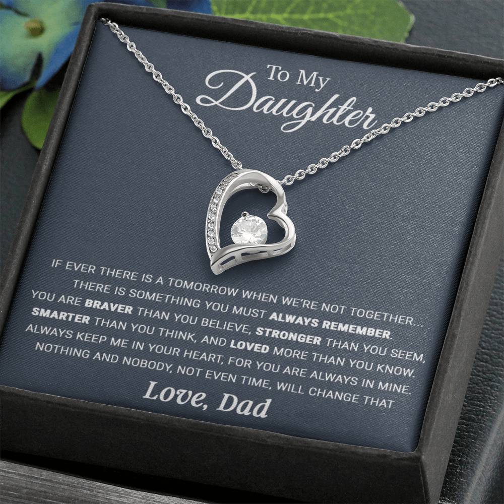To My Daughter Necklace, Daughter Father Necklace, Daughter Gift From Dad 25_11