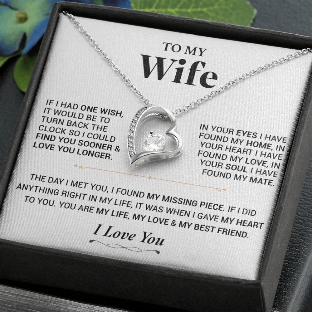 To My Wife Necklace, Anniversary Gift For Wife, Wife Birthday, Gift For Wife 19_7
