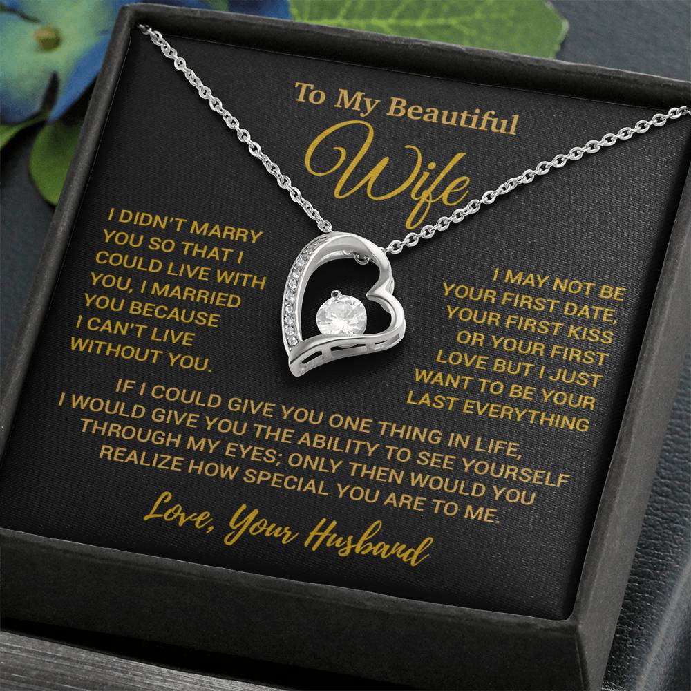 To My Wife Necklace, Christmas Gifts For Women, Anniversary Gift For Wife 3_8