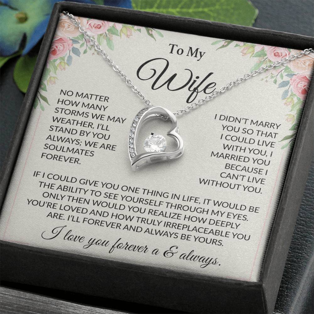 To My Wife Necklace, Christmas Gifts For Women, Anniversary Gift For Wife 18_10