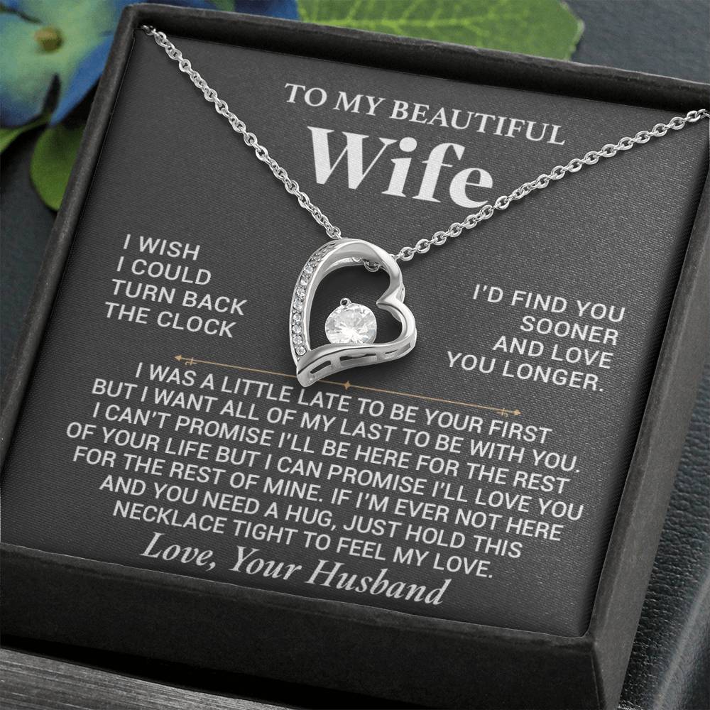 To My Wife Necklace, Anniversary Gift For Wife, Wife Birthday, Gift For Wife88
